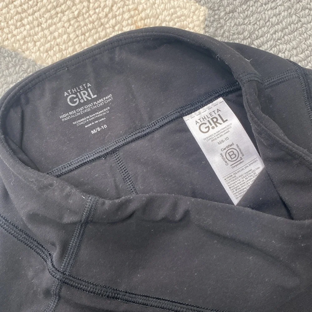 Athleta Black Leggings - Picture 2 of 3